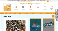Desktop Screenshot of diocese49.org