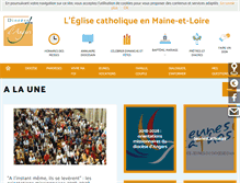 Tablet Screenshot of diocese49.org